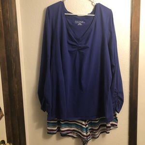 Cacique Multi Color Stripe Pajama Set - 22/24